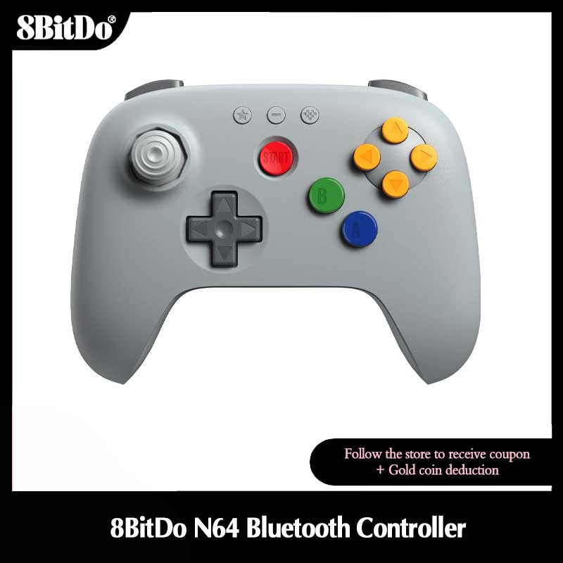 8BitDo 그레이 N64 블루투스 컨트롤러(아날로그  - Board Game Android 리뷰 및 가격